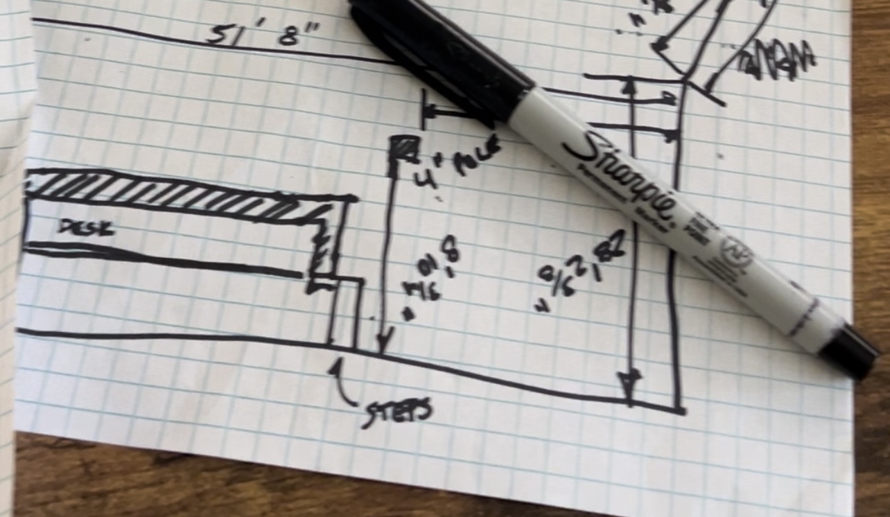 Lighting design drawing
